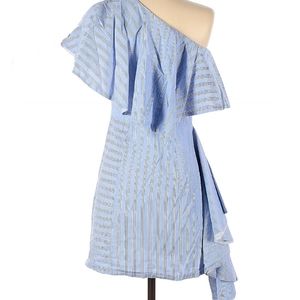 Viva Aviva Luxury Designer baby blue romper/dress